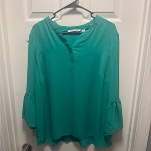 Violet & Claire Women’s 3/4 Sleeve Dress Shirt 1X